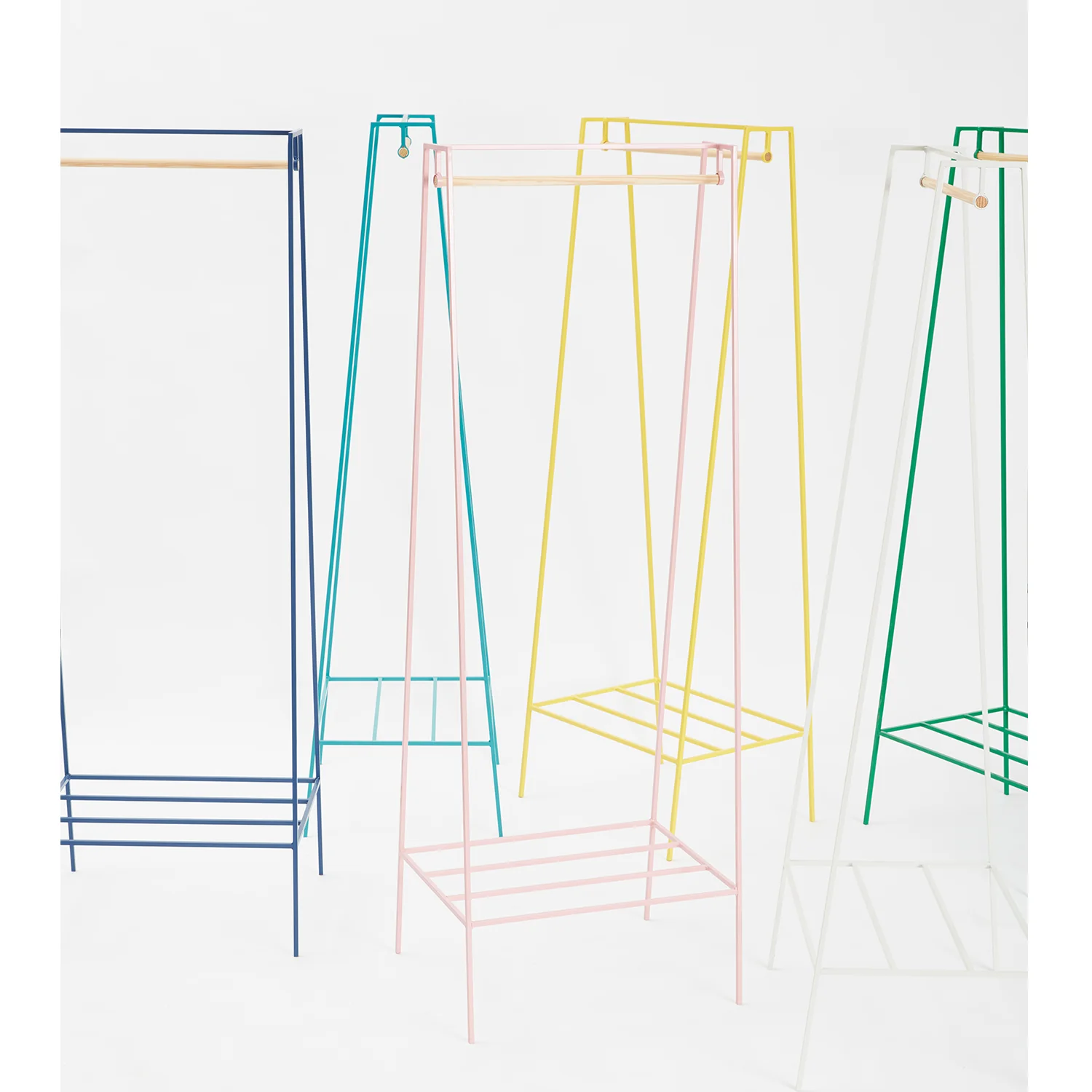 A' Clothes Rail - Pine Pole - Image 11