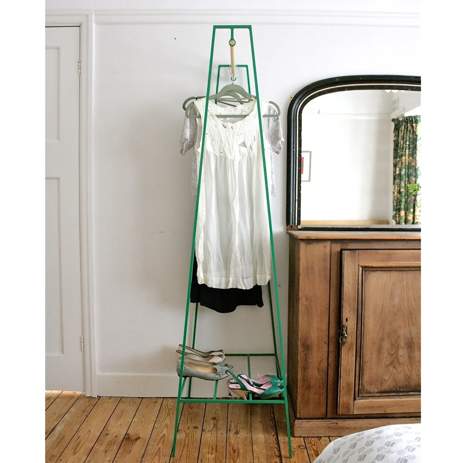 A' Clothes Rail - Pine Pole - Image 6