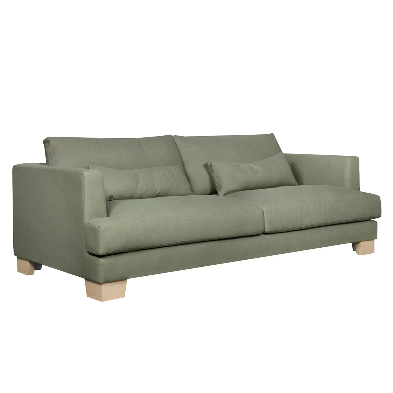 Brandon 3 Seater Sofa, Linen - Image 5