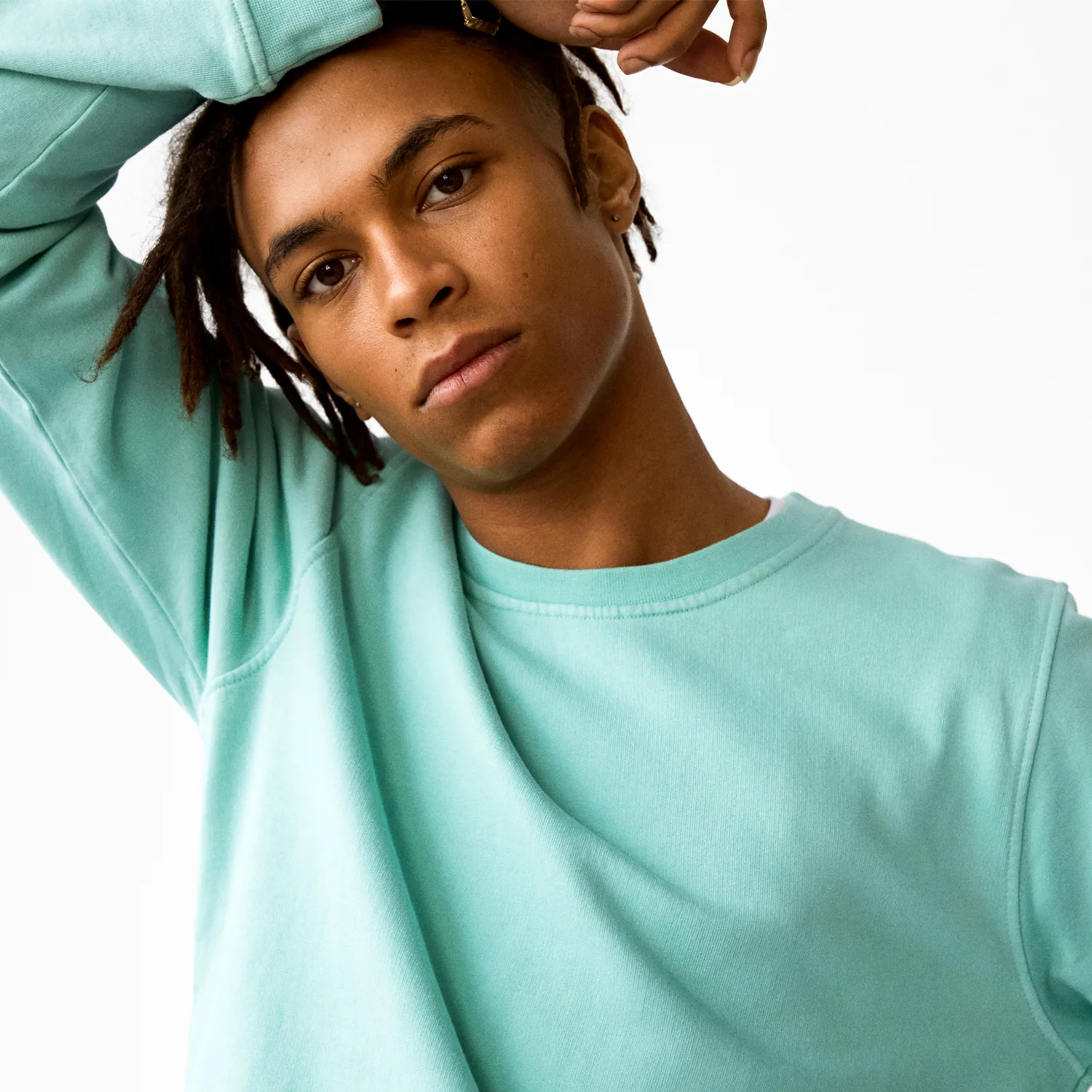 Classic Organic Crewneck Sweatshirt, Pastel - Image 4