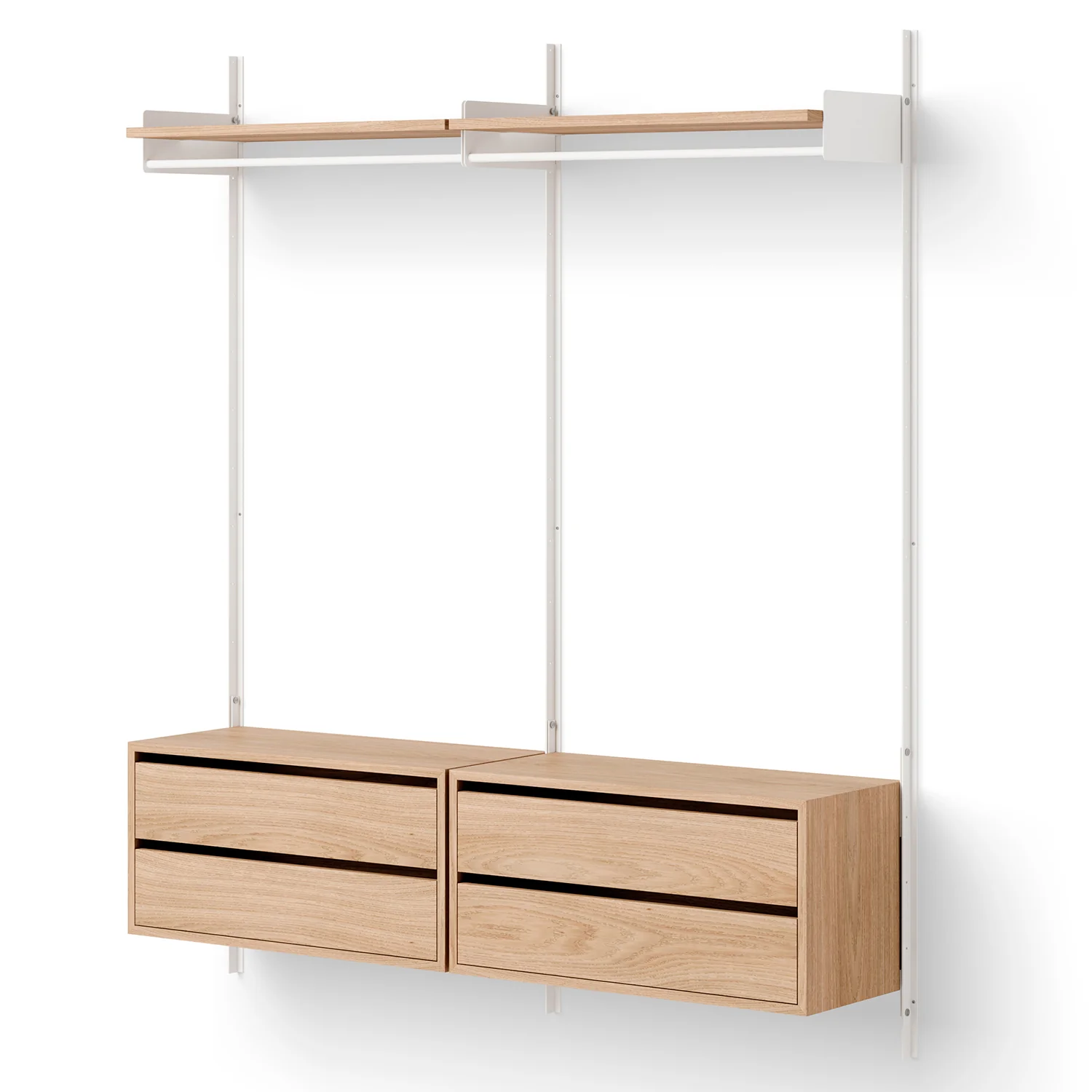 New Works Double Wardrobe & Drawer Unit - Image 3