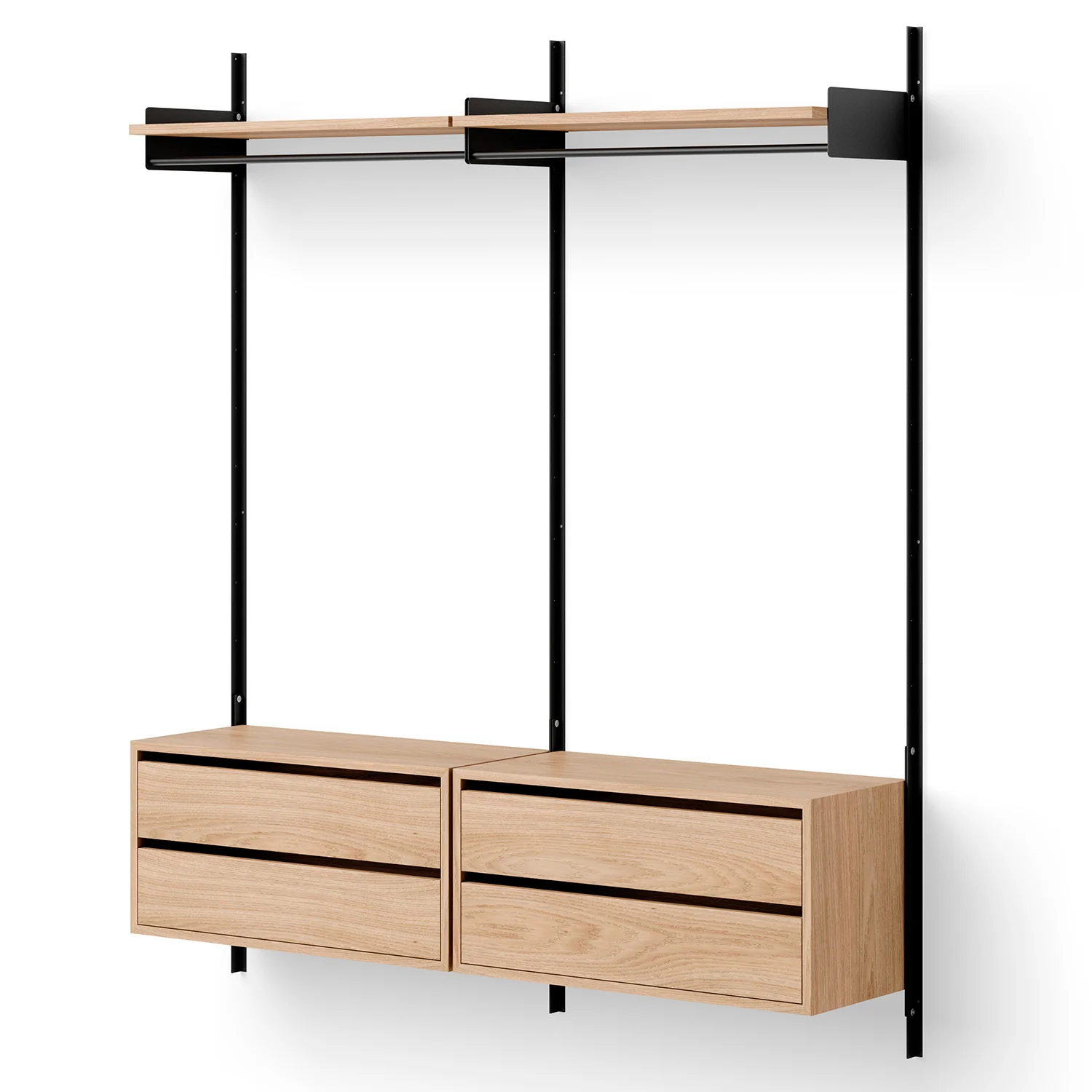 New Works Double Wardrobe & Drawer Unit - Image 4