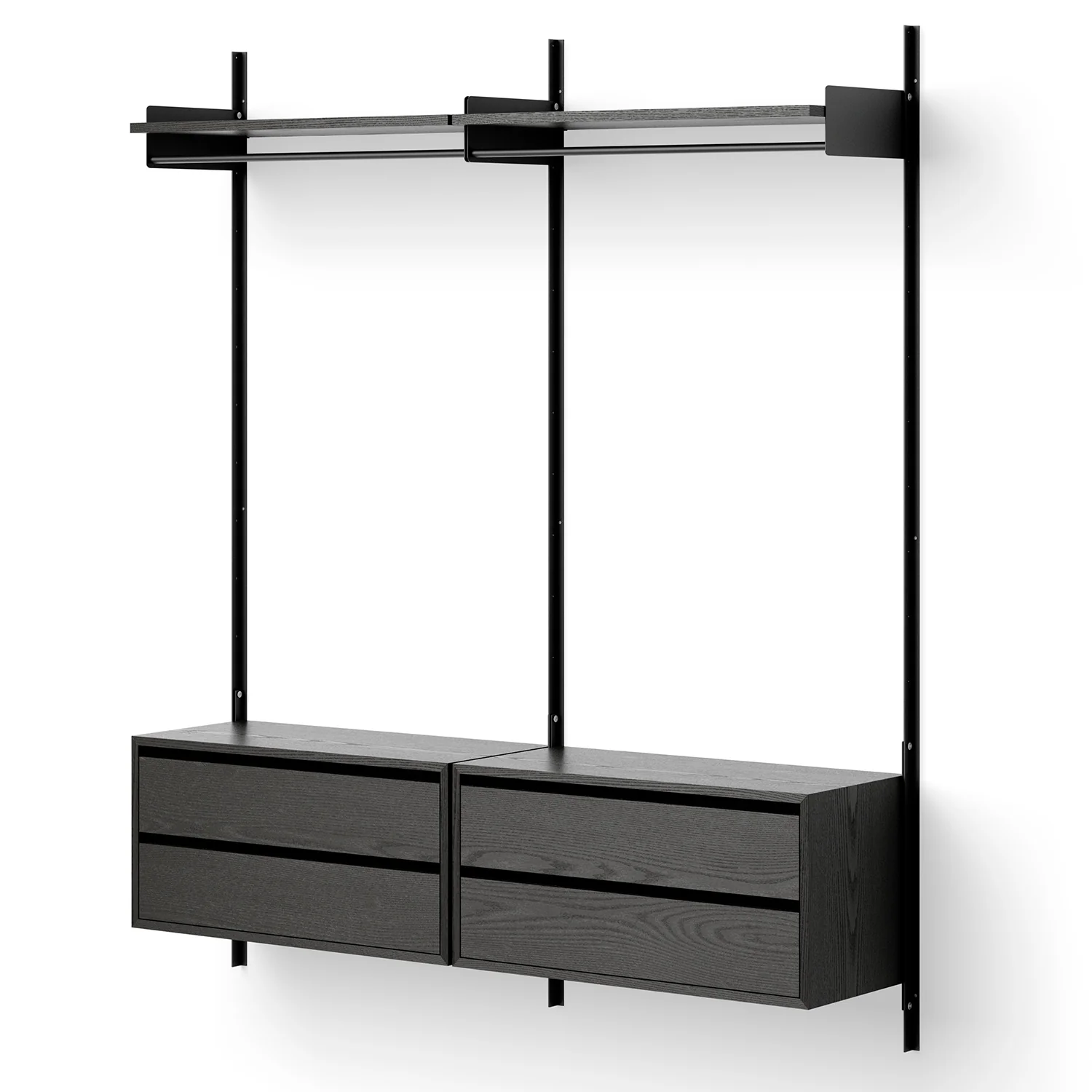 New Works Double Wardrobe & Drawer Unit - Image 6