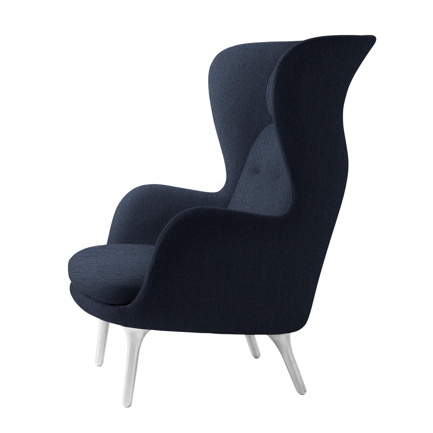 Ro Easy Armchair - Brushed Aluminium - Image 7