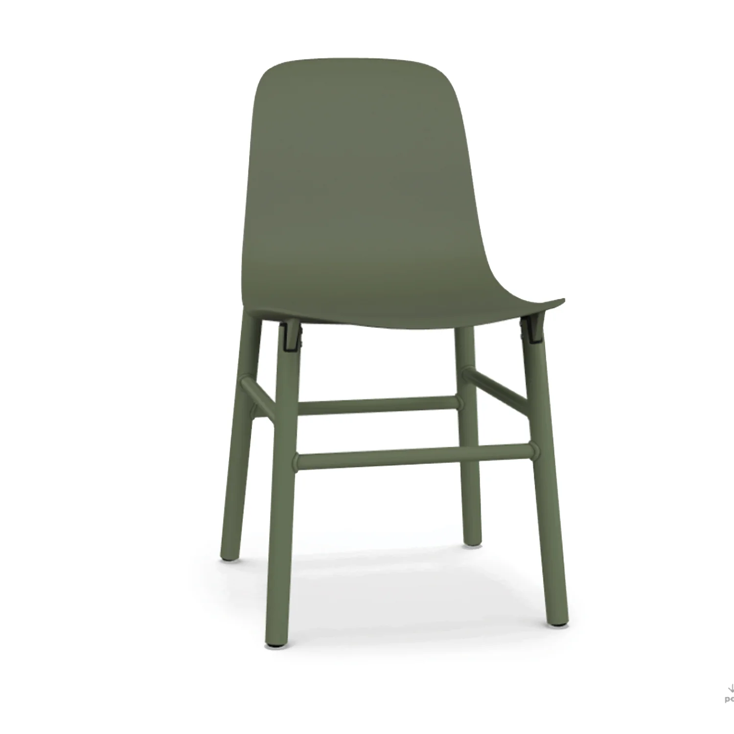 Sharky Chair, Aluminium Legs - Image 3