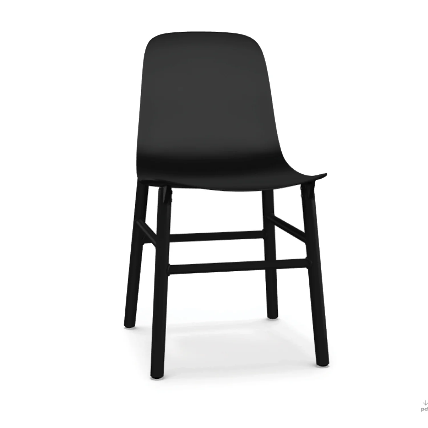Sharky Chair, Aluminium Legs - Image 9