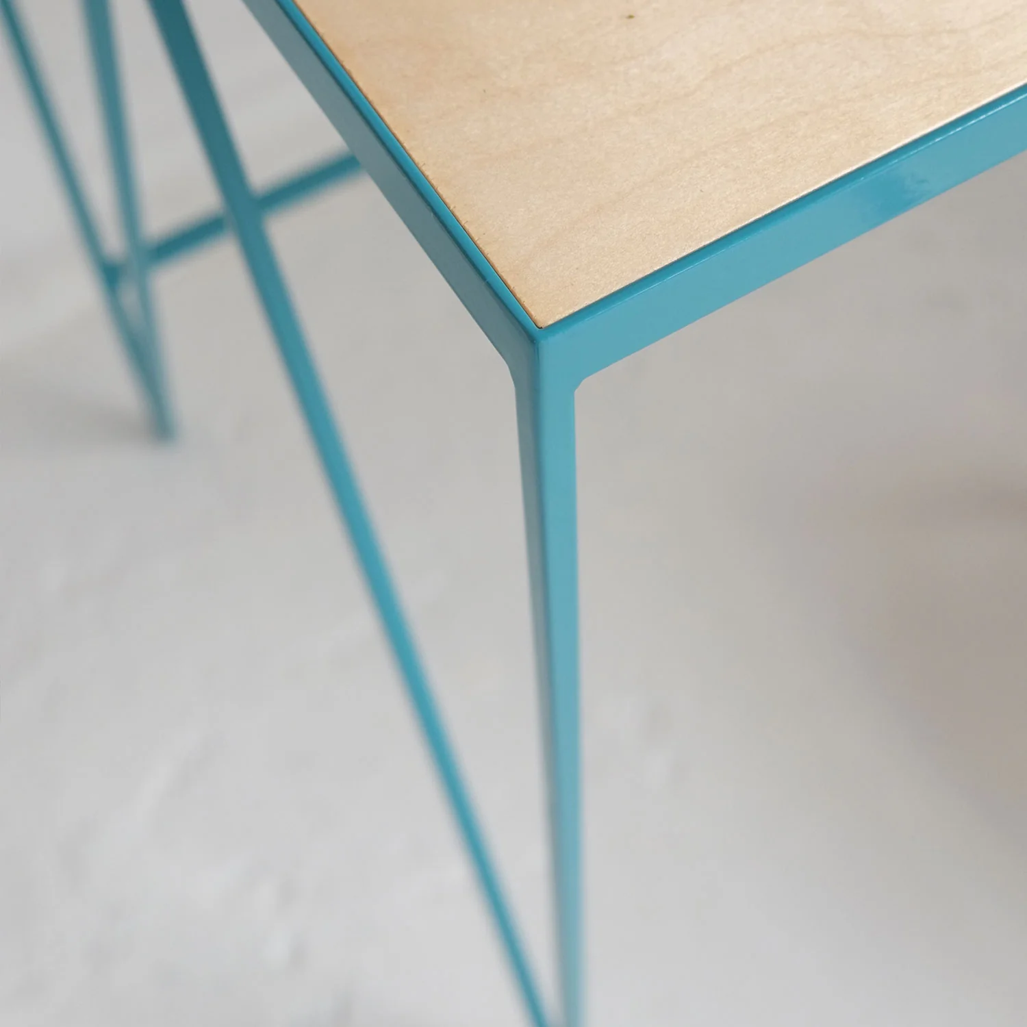 Study Desk, Turquoise - Image 4