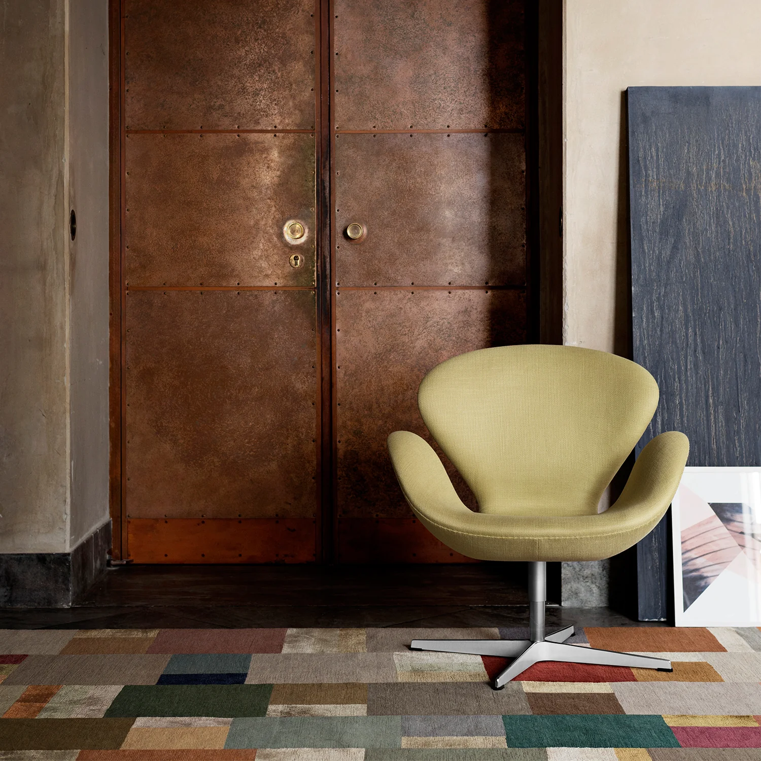 Swan Chair, Christianshavn Fabric - Image 3